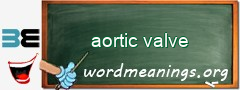 WordMeaning blackboard for aortic valve